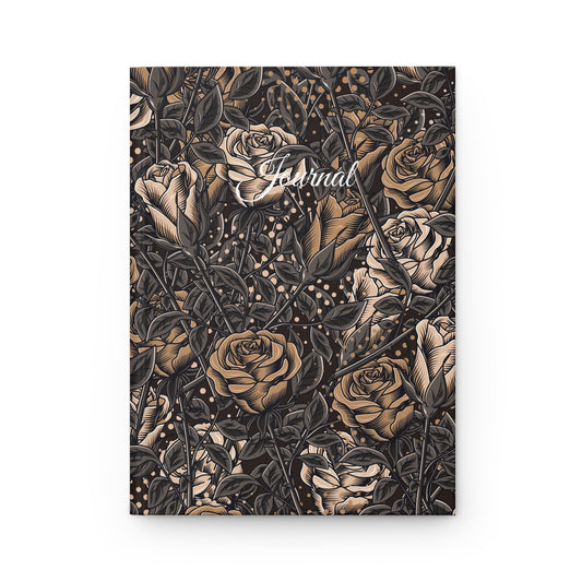 Midnight Blooms Hardcover Journal