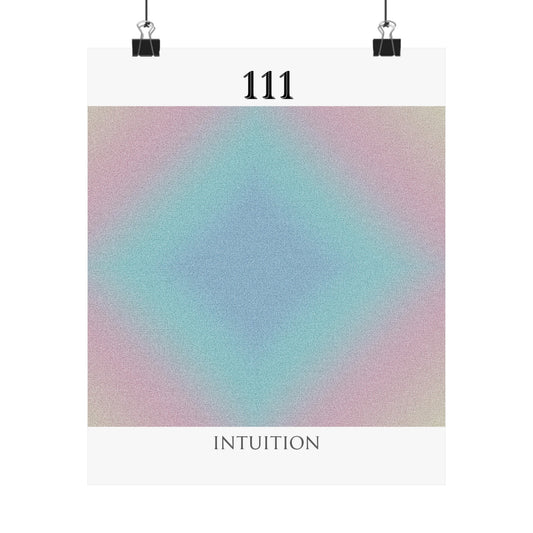 111- Angel Number Poster Print