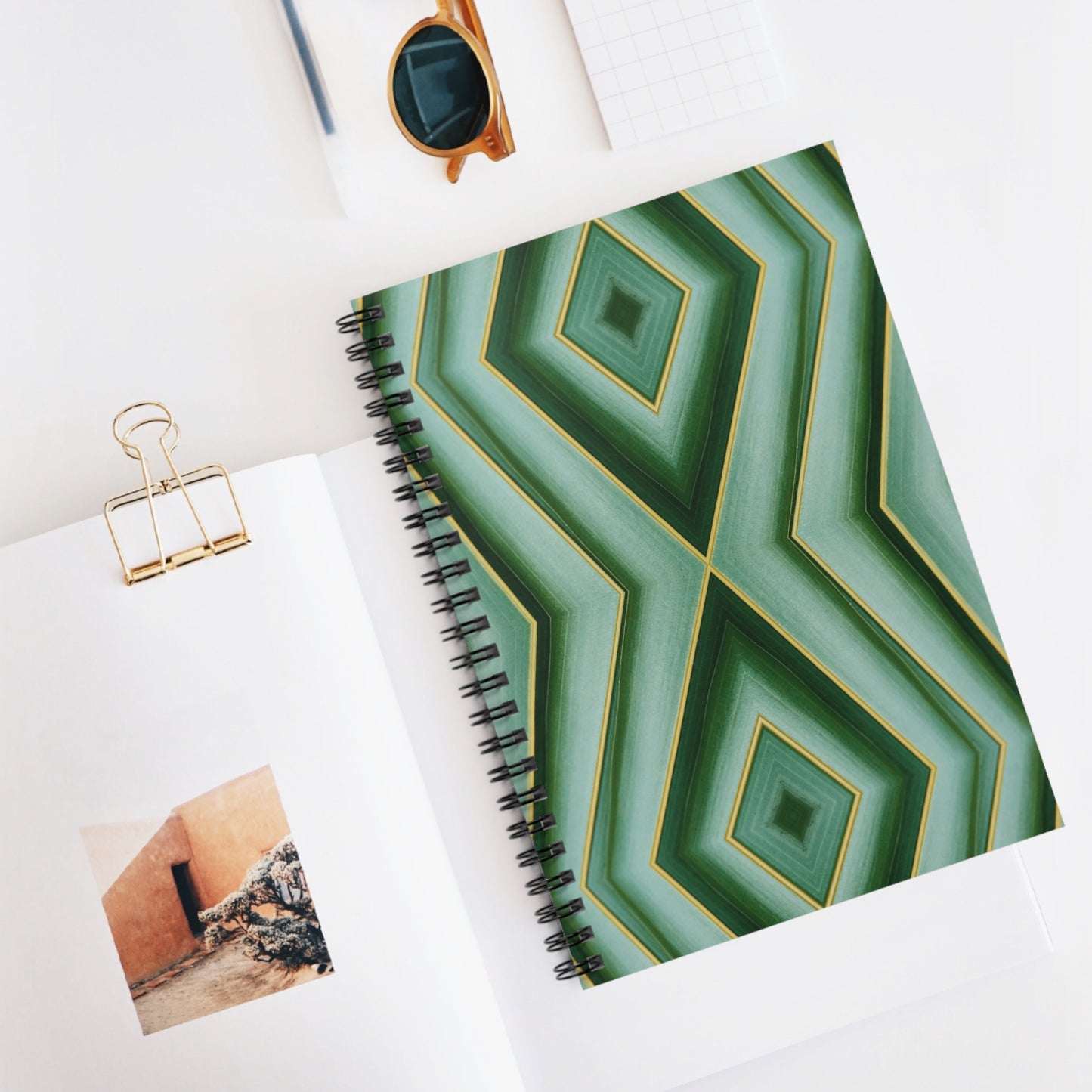 Abstract Greenery- Notebook