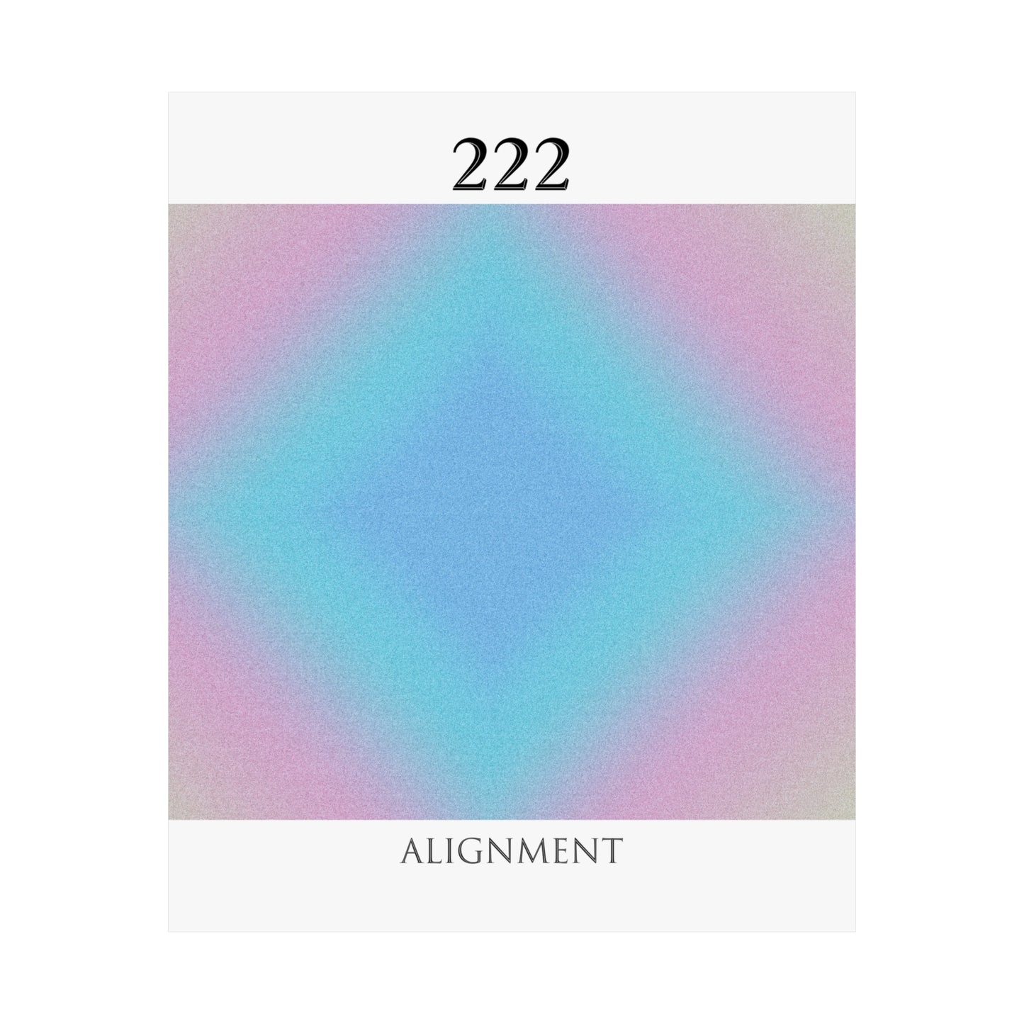 222- Angel Number Poster Print