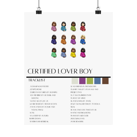 Drake: Certified Lover Boy (Matte Poster)