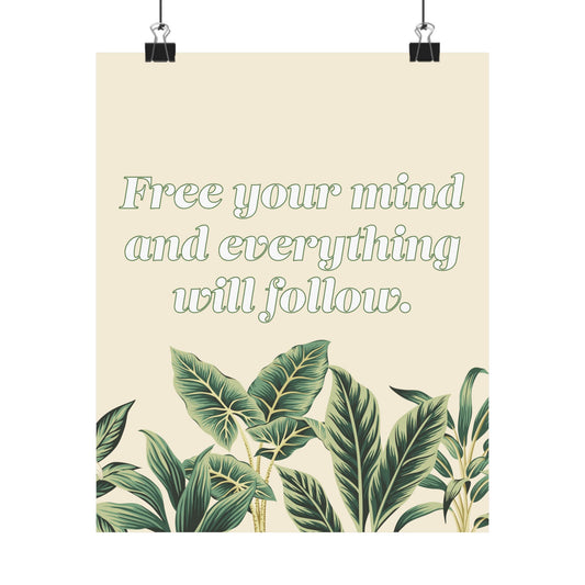 Free Your Mind Poster Print