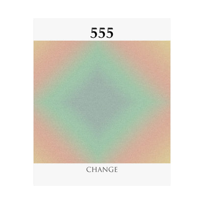 555- Angel Number Poster Print