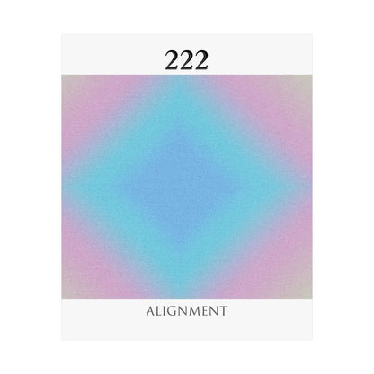 222- Angel Number Poster Print