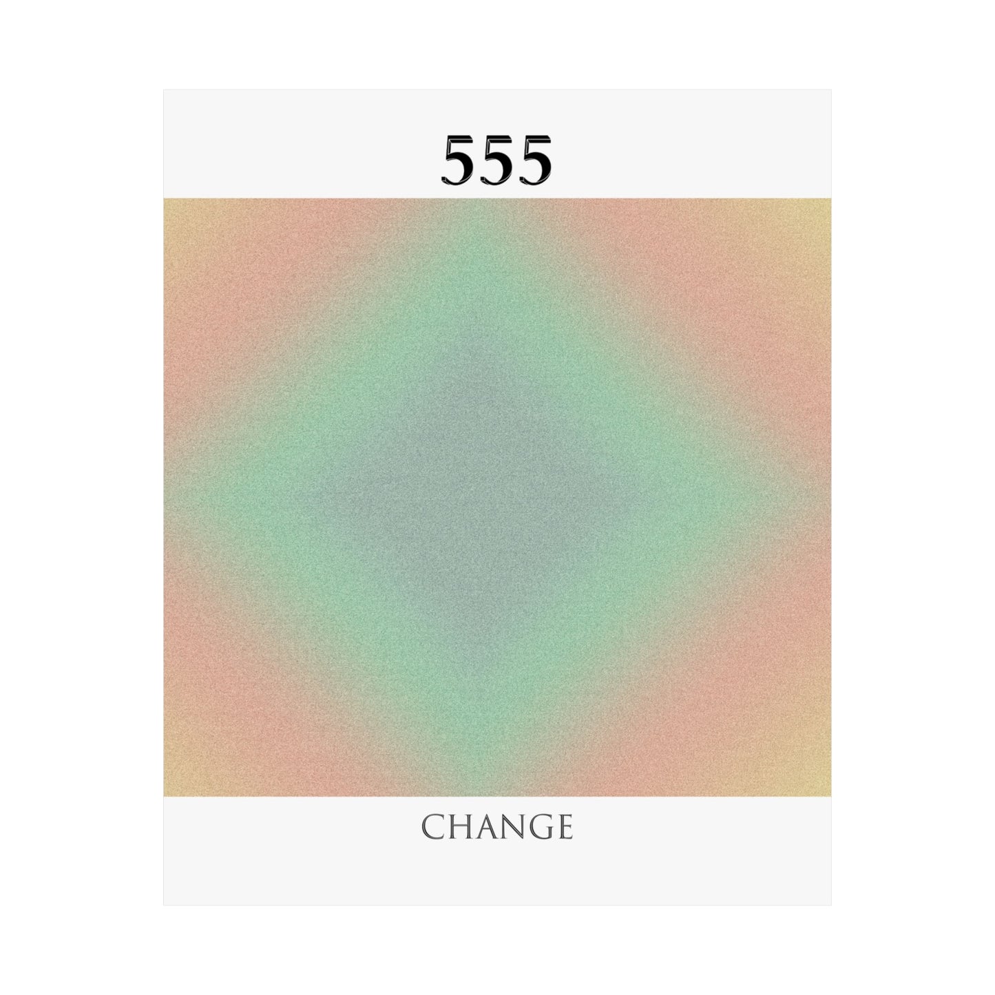 555- Angel Number Poster Print