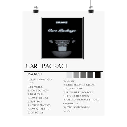 Drake: Care Package(Matte Poster)