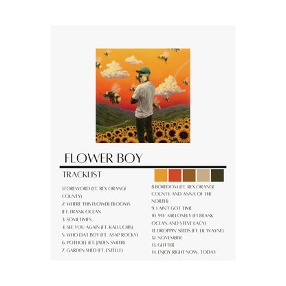 Tyler the Creator: Flower Boy(Matte Poster)
