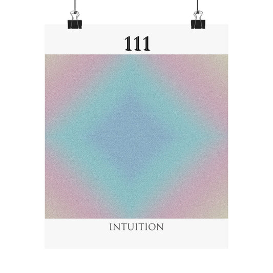 111- Angel Number Poster Print