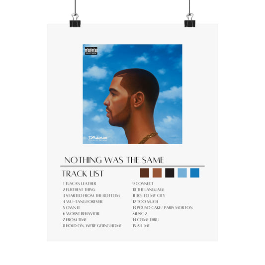 Drake: Nothing Was The Same (Matte Poster)