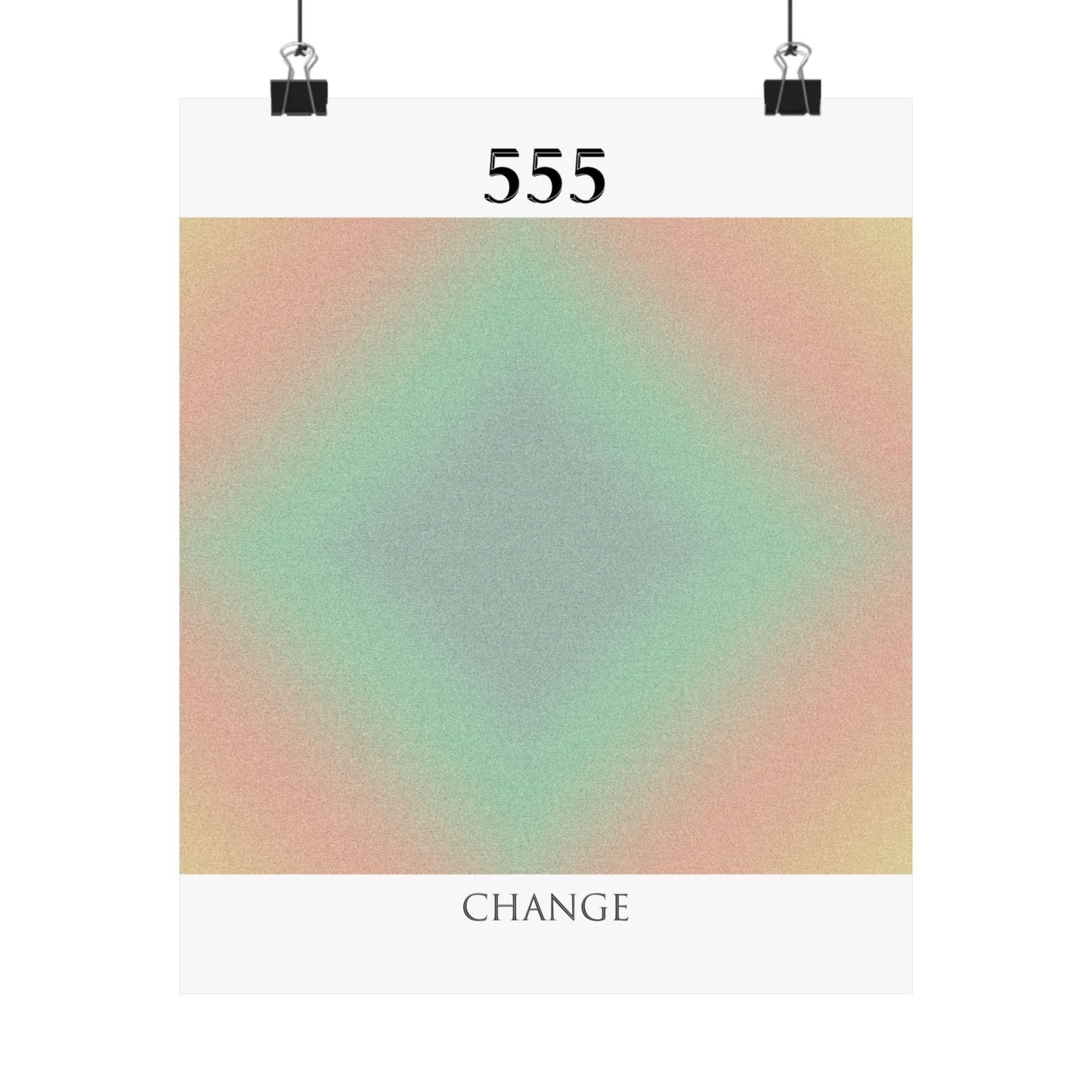 555- Angel Number Poster Print