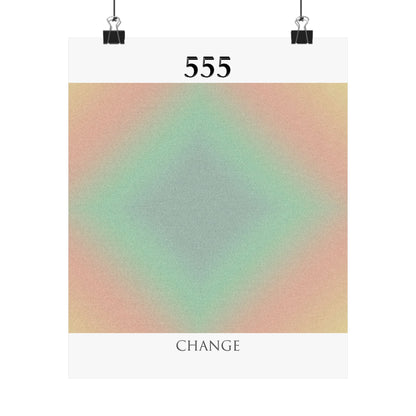 555- Angel Number Poster Print