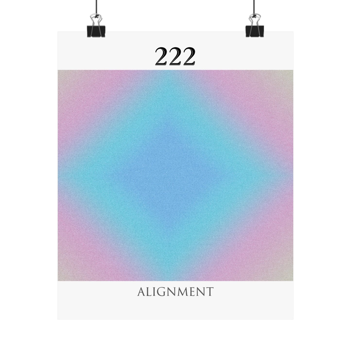 222- Angel Number Poster Print