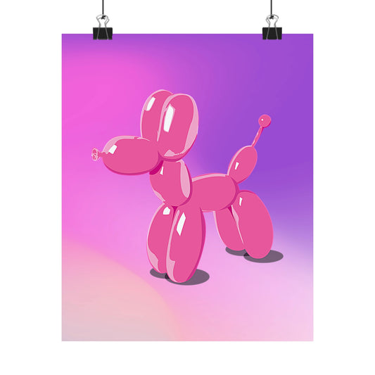 Party Puppy Poster Print
