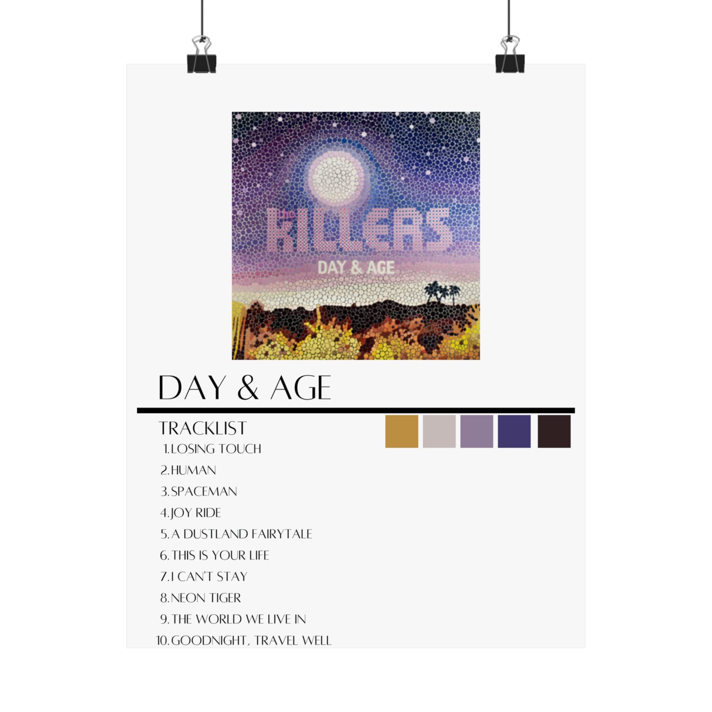 The Killers: Day & Age (Matte Poster)