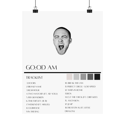 Mac Miller: GO:OD AM(Matte Poster)