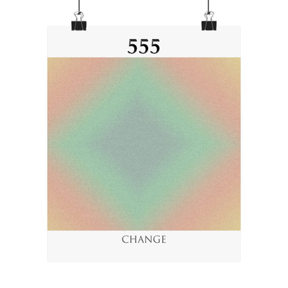 555- Angel Number Poster Print