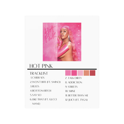 Doja Cat: Hot Pink (Satin Poster)