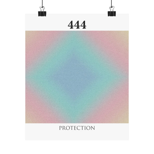 444- Angel Number Poster Print