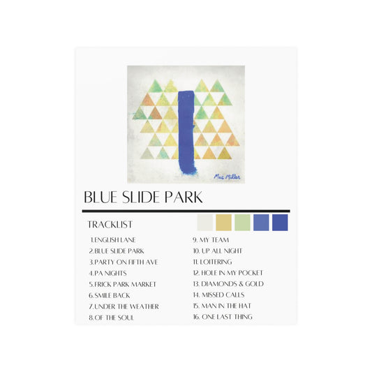 Mac Miller: Blue Slide Park (Satin Poster)