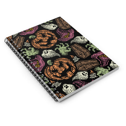 Witchy Notes & Ghostly Thoughts Notebook