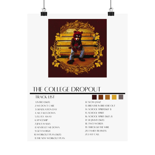 Kanye West: The College Dropout (Matte Poster)