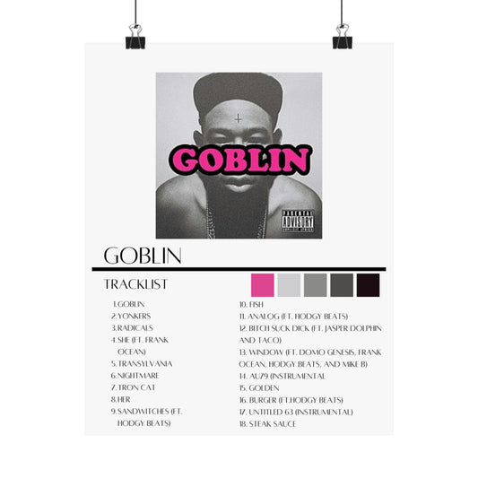 Tyler the Creator: Goblin  (Matte Poster)