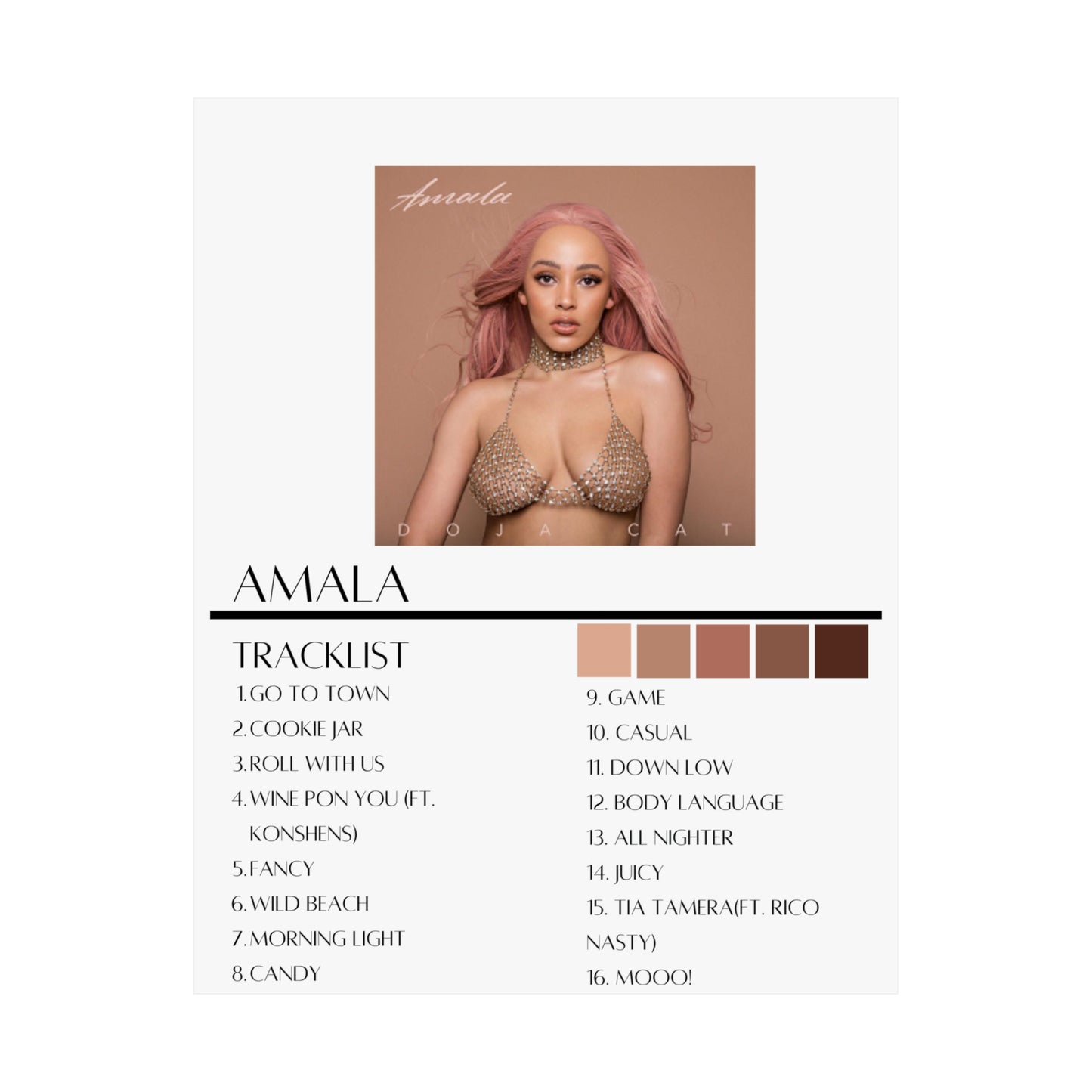 Doja Cat: Amala  (Matte Poster)