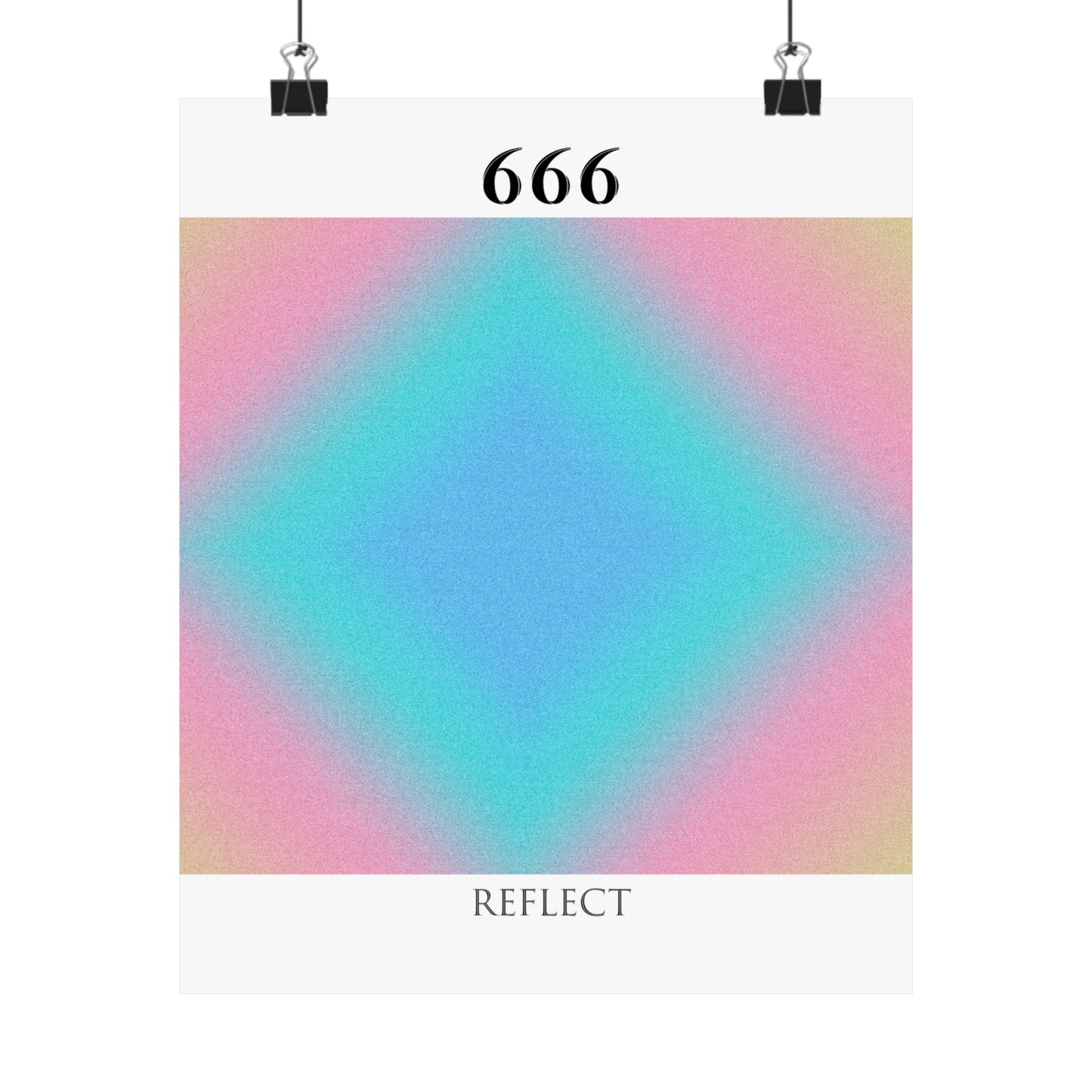 666- Angel Number Poster Print