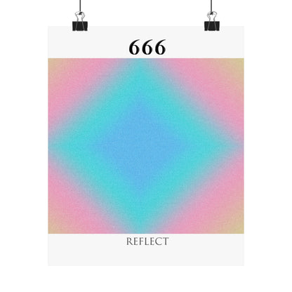 666- Angel Number Poster Print