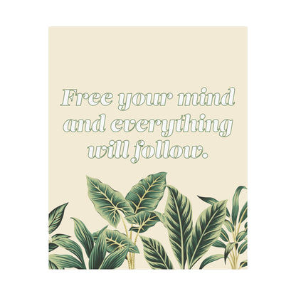 Free Your Mind Poster Print