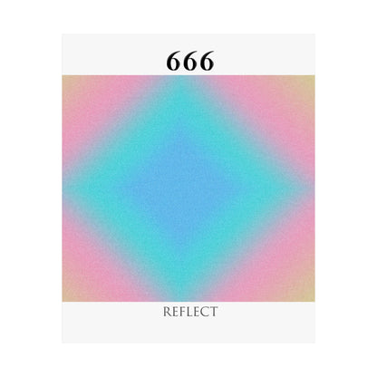 666- Angel Number Poster Print