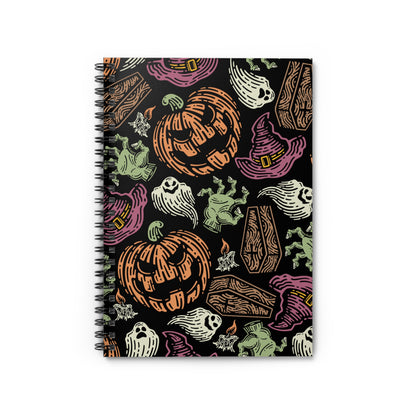 Witchy Notes & Ghostly Thoughts Notebook