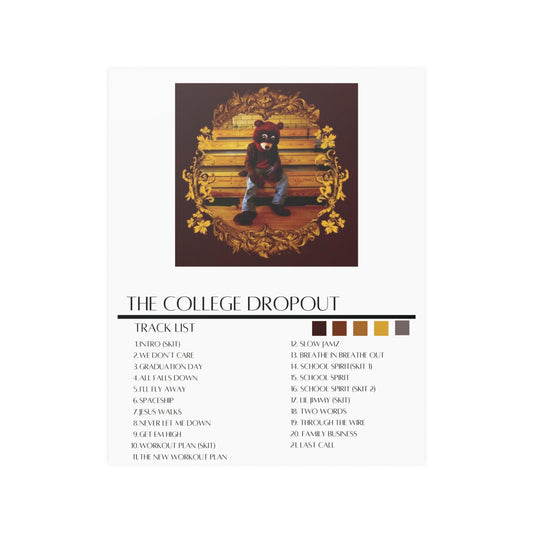 Kanye West: The College Dropout (Satin Poster)