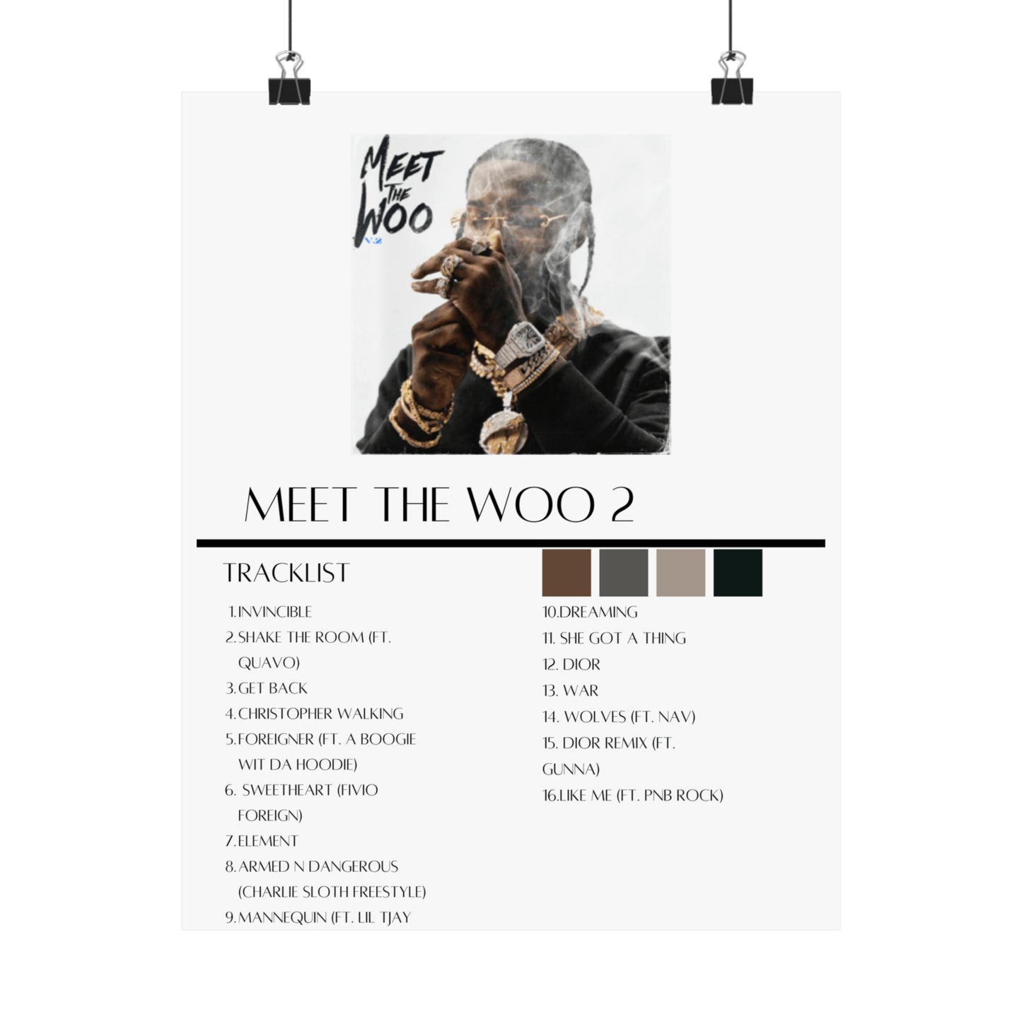 Pop Smoke: Meet the Woo 2 (Matte Poster)