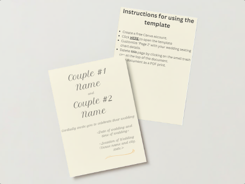 Simple Save the Date- Template